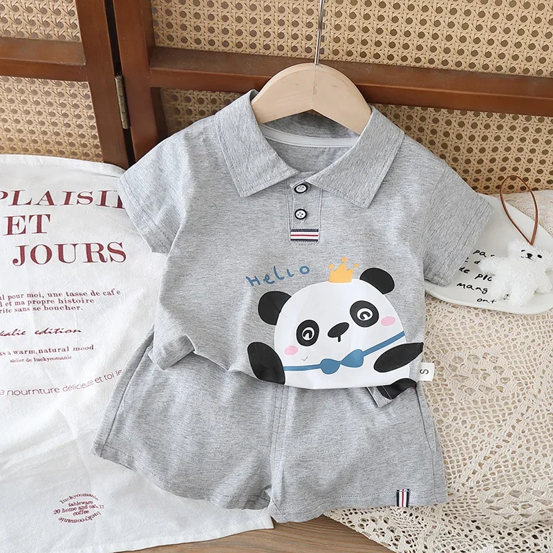 Summer Fashion Baby Boys Clothes Suit Children Cartoon T-Shirt Shorts 2Pcs/Sets Kids Clothing Infant Costume Toddler Tracksuits
Summer Fashion Baby Boys Clothes Suit Children Cartoon T-Shirt Shorts 2Pcs/Sets Kids Clothing Infant Costume Toddler Tracksuits