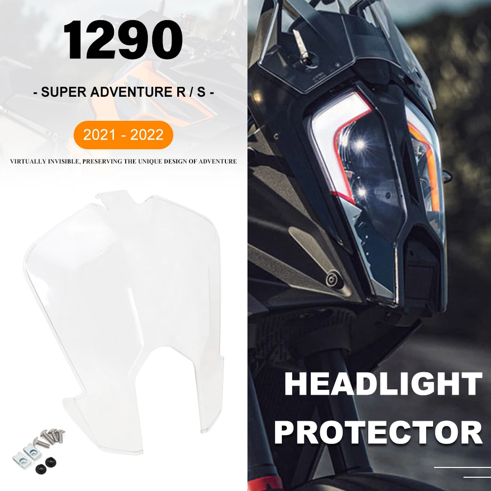 New Accessories FOR 1290 Super Adventure S 1290 Super ADVENTURE R Transparent Headlight Guard Headlight Protector 2021 2022
New Accessories FOR 1290 Super Adventure S 1290 Super ADVENTURE R Transparent Headlight Guard Headlight Protector 2021 2022