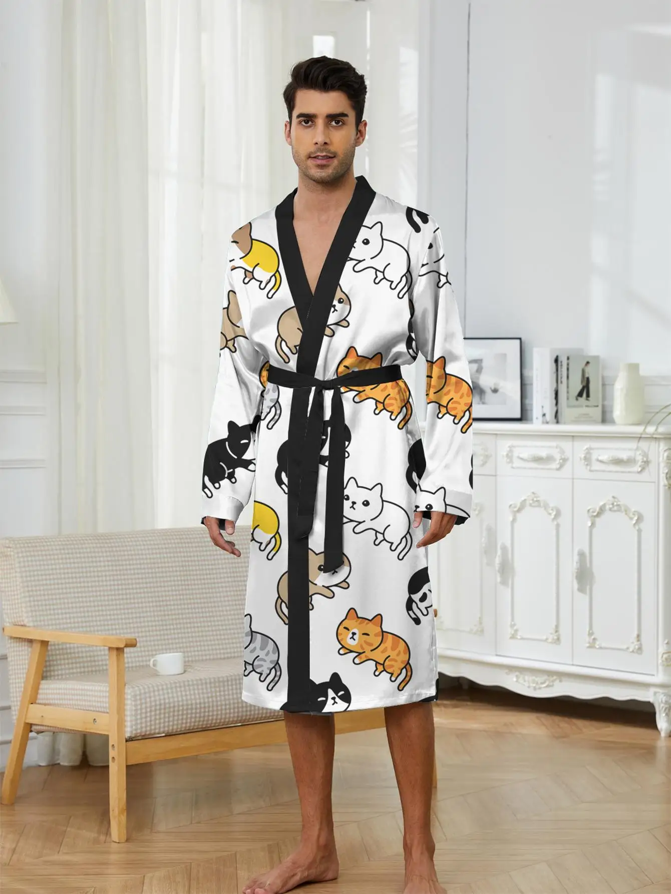 1pcs Men's Robes 2026 Spring/Summer 3D Printed Sleepwear Shower robe Breathable Robe man Bathrobe man Sleepwear Graphic
1pcs Men's Robes 2026 Spring/Summer 3D Printed Sleepwear Shower robe Breathable Robe man Bathrobe man Sleepwear Graphic