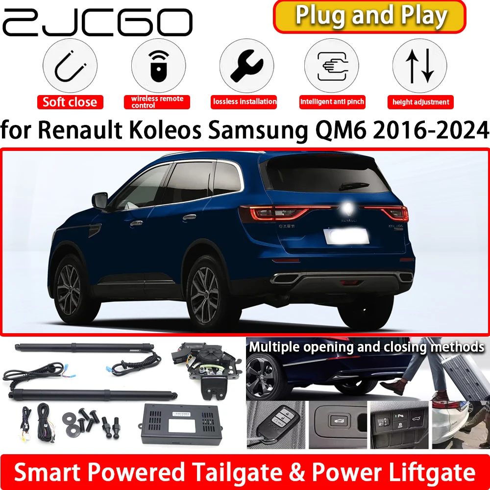 ZJCGO for Renault Koleos Samsung QM6 2016-2024 OEM Automatic Electric Powered Tailgate Power Liftgate Tail Gate Lift Kit System
ZJCGO for Renault Koleos Samsung QM6 2016-2024 OEM Automatic Electric Powered Tailgate Power Liftgate Tail Gate Lift Kit System