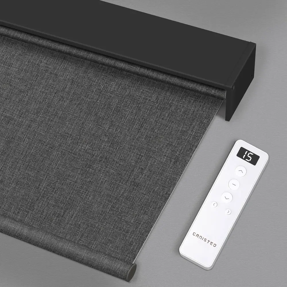 Smart Electric Blackout Blinds with Remote Control, Compatible with Alexa/HomeKit, Customizable Size, Neat Grey
Smart Electric Blackout Blinds with Remote Control, Compatible with Alexa/HomeKit, Customizable Size, Neat Grey