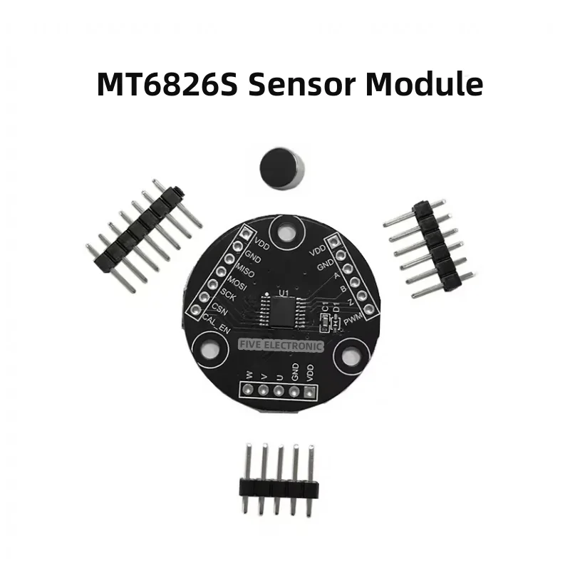 MT6826S High Precision High Speed Magnetic Encoder Magnetic Induction Angle Measurement Sensor Module ABZ UVW
MT6826S High Precision High Speed Magnetic Encoder Magnetic Induction Angle Measurement Sensor Module ABZ UVW