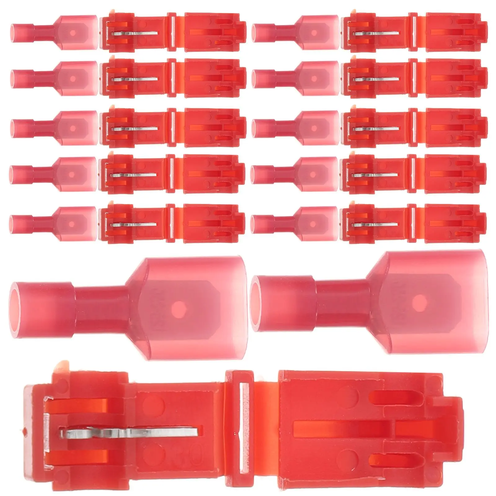 100 Pcs Wire Connector Terminals Electrical Female Water Proof Red Nylon Blower Motor Resistor
100 Pcs Wire Connector Terminals Electrical Female Water Proof Red Nylon Blower Motor Resistor