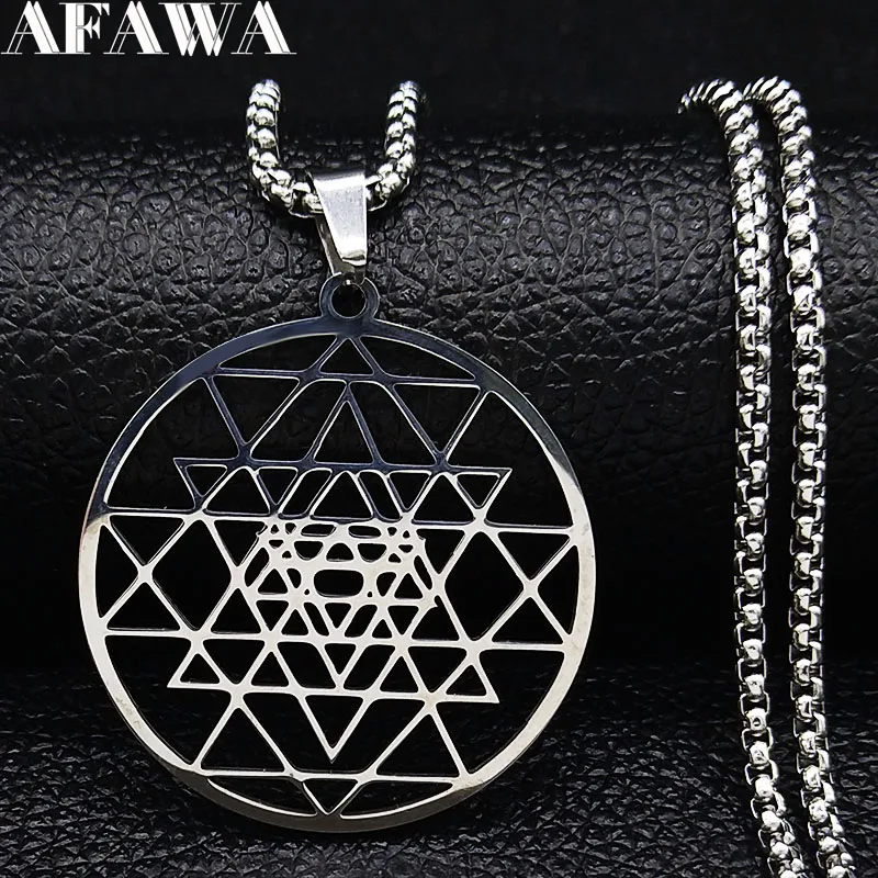2024 Fashion Yoga Hindu Buddhism Stainless Steel Necklace for Women Silver Color Necklaces Pendants Jewelry gargantilla N612S02
2024 Fashion Yoga Hindu Buddhism Stainless Steel Necklace for Women Silver Color Necklaces Pendants Jewelry gargantilla N612S02