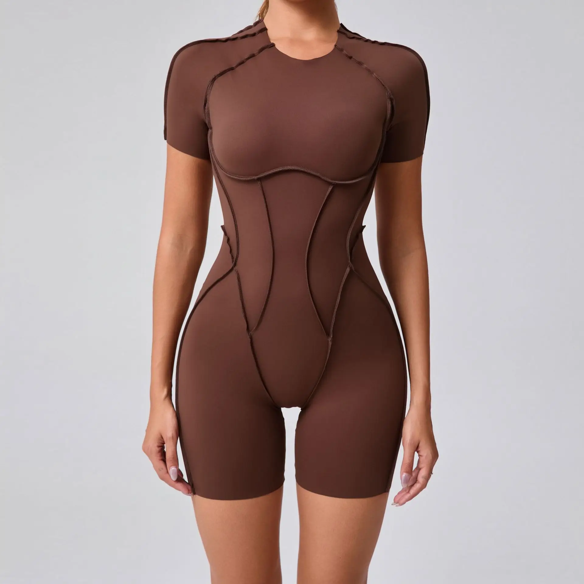 Seamless Yoga Jumpsuits Sports Fitness Splicing Hip-lifting One-Piece Tight Hollow-out Beauty Back Gym Workout Clothes for Women
Seamless Yoga Jumpsuits Sports Fitness Splicing Hip-lifting One-Piece Tight Hollow-out Beauty Back Gym Workout Clothes for Women