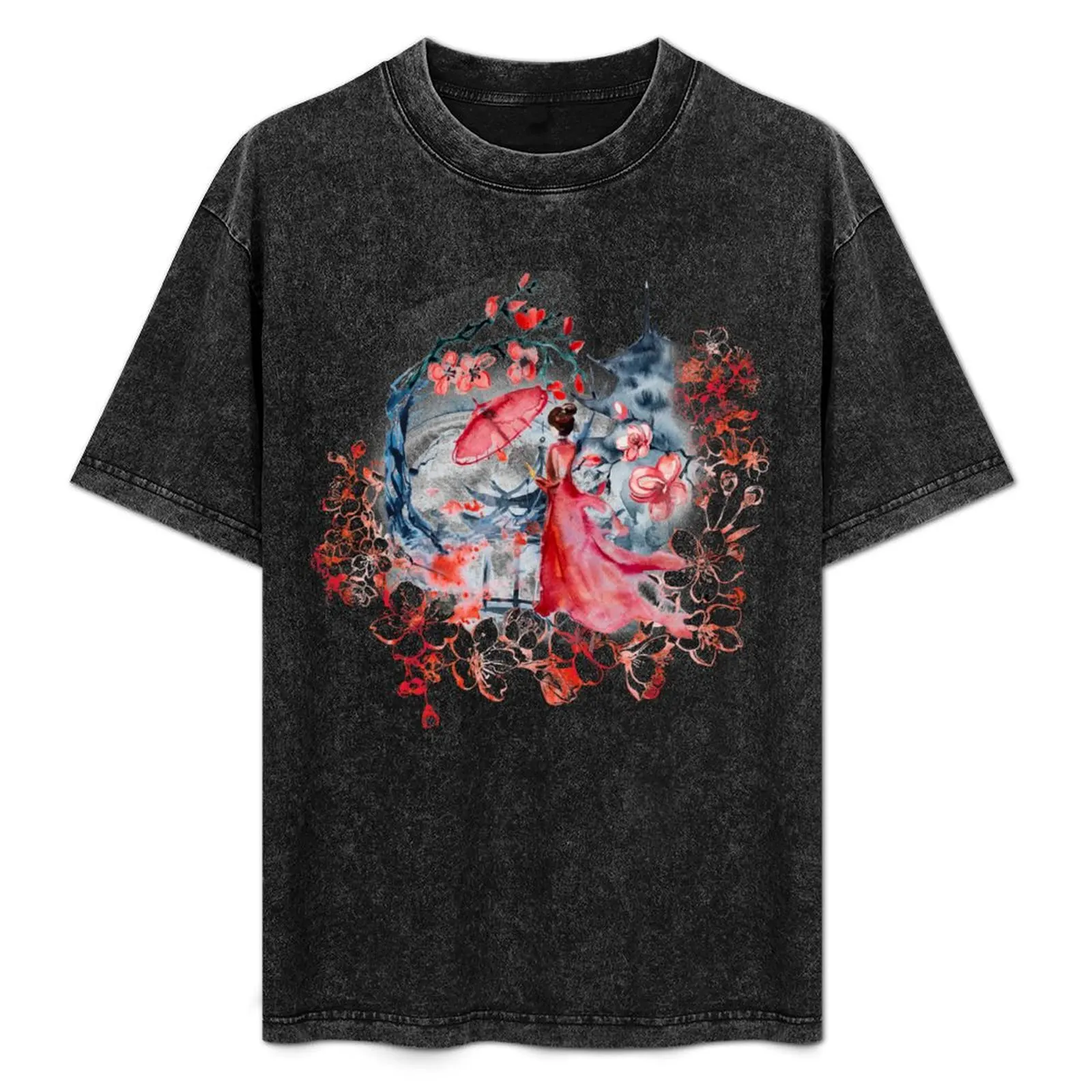 Geisha Spring Blossoms T-Shirt Vintage Style Printed Top
Geisha Spring Blossoms T-Shirt Vintage Style Printed Top