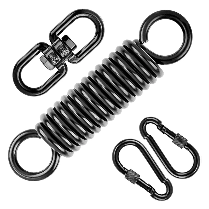 DW-Swing Spring for Hanging Chair,with 2 Snap Hooks&360° Swivel Hook,Load Capacity 250Kg for Hanging
DW-Swing Spring for Hanging Chair,with 2 Snap Hooks&360° Swivel Hook,Load Capacity 250Kg for Hanging