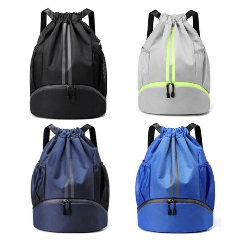 Drawstring Sports Backpack with Separate Shoe & Ball Compartment for Basketball Soccer Gym
Drawstring Sports Backpack with Separate Shoe & Ball Compartment for Basketball Soccer Gym