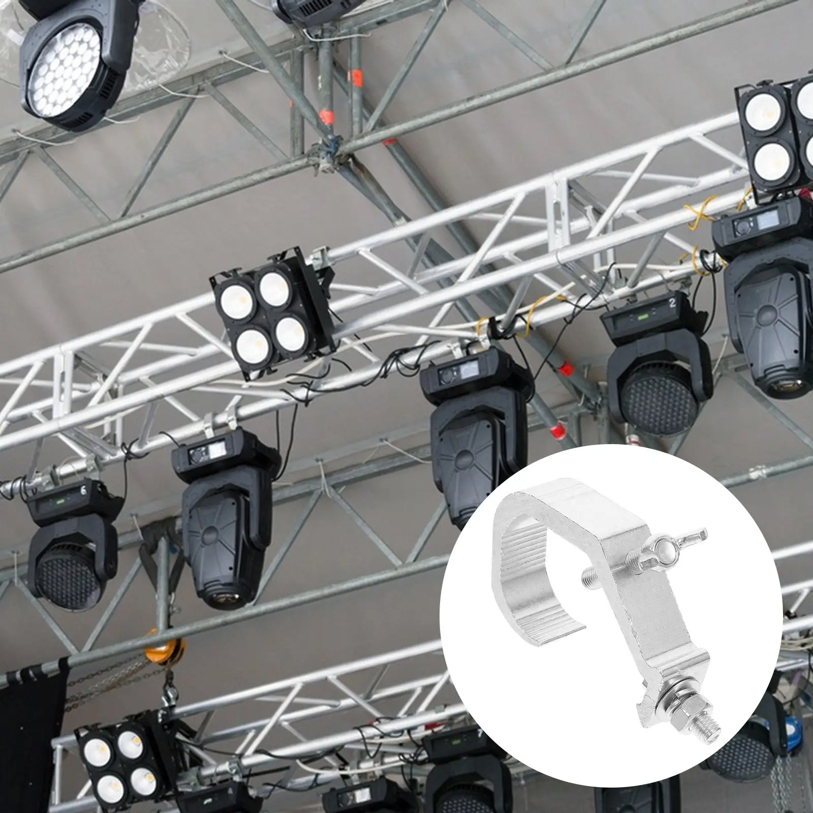 4Pcs Stage Light Hooks Aluminum Clamp Secure Truss Mounts for Moving Head Spotlights Stage Lighting Accessories Djs Bars
4Pcs Stage Light Hooks Aluminum Clamp Secure Truss Mounts for Moving Head Spotlights Stage Lighting Accessories Djs Bars