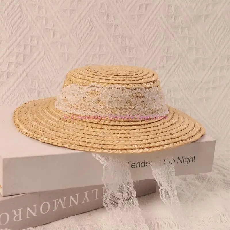 85AE Infant Straw Hat Baby Beach Cap Breathable Summer Sun Lace-tied Hat
85AE Infant Straw Hat Baby Beach Cap Breathable Summer Sun Lace-tied Hat