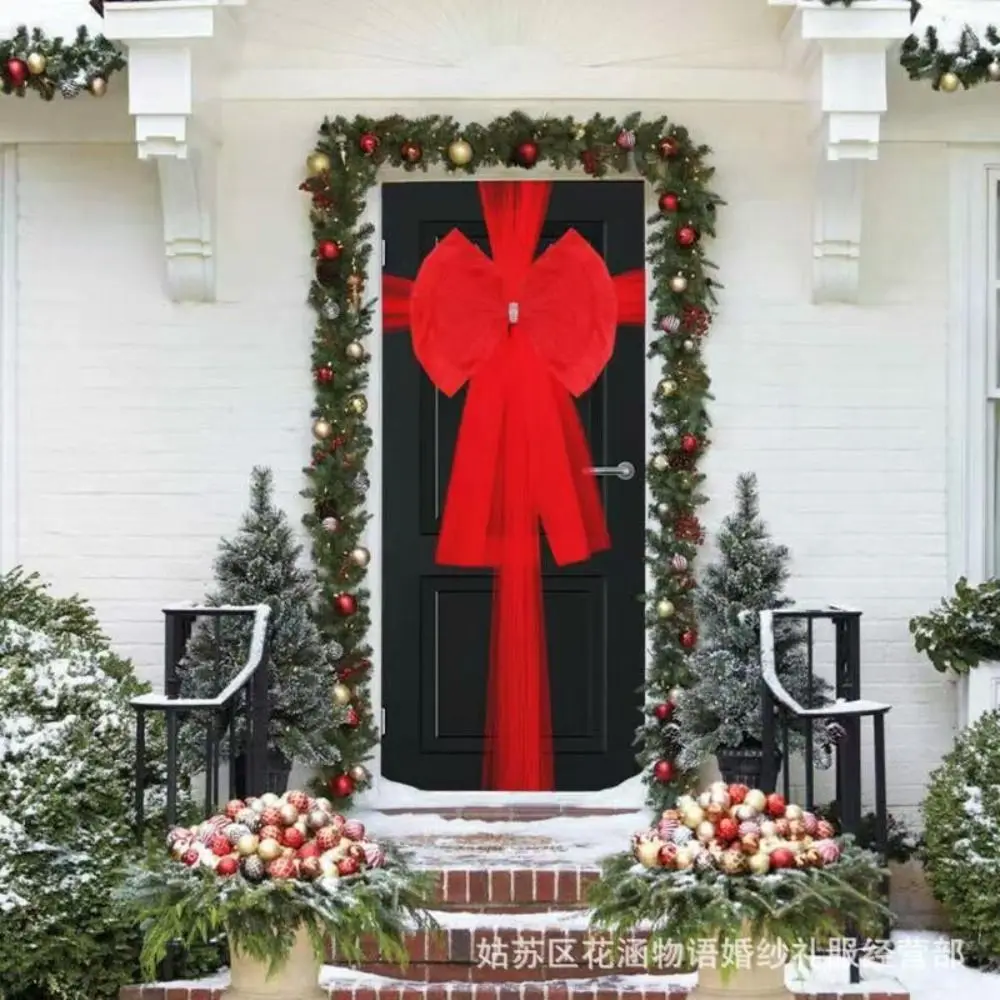 New Elegant Traditional Deluxe Door Bow Christmas Bow Tie Full Wrap Door Decoration Extra Large Accessories
New Elegant Traditional Deluxe Door Bow Christmas Bow Tie Full Wrap Door Decoration Extra Large Accessories