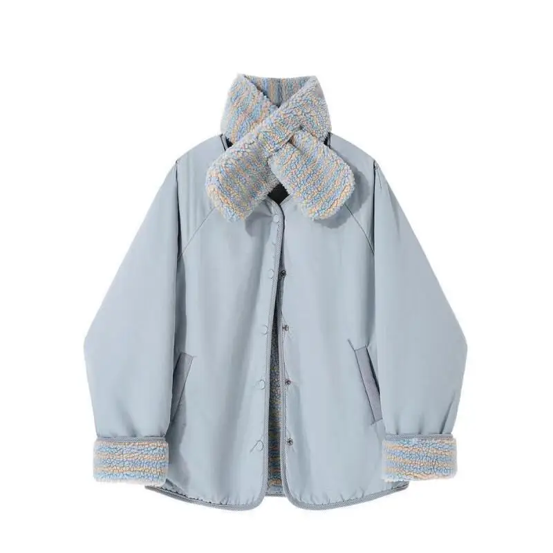 Women's Coat winter autumn Jacket Outerwear Warm Fleece Lined Reversible Korean Student Thick Loose Quilted Coat
Women's Coat winter autumn Jacket Outerwear Warm Fleece Lined Reversible Korean Student Thick Loose Quilted Coat