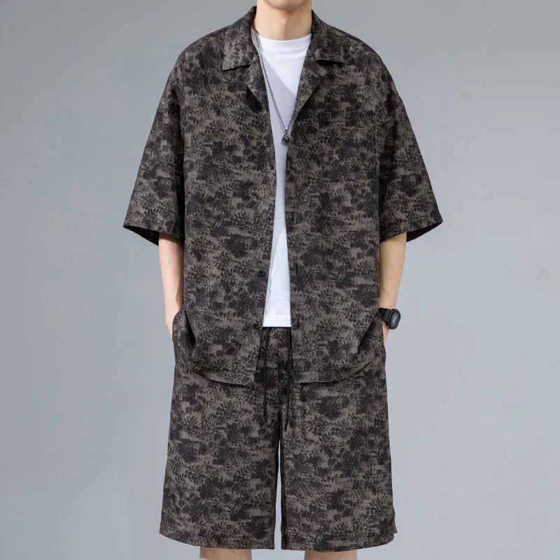 Featuring the 2023 Summer New Oversized Shirt and Shorts Set M-5XL Men's 2-piece Set
Featuring the 2023 Summer New Oversized Shirt and Shorts Set M-5XL Men's 2-piece Set