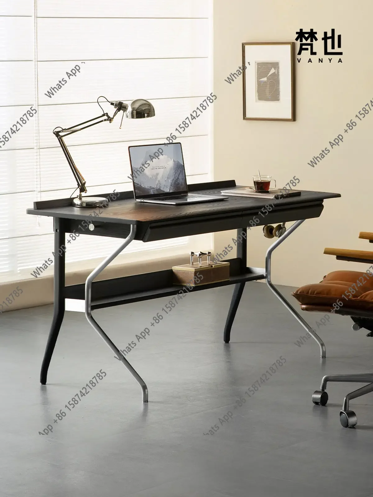V64 Furniture Inkstone Desk Black Study Small Apartment Desk Modern Simple Solid Wood Table With Drawers Table
V64 Furniture Inkstone Desk Black Study Small Apartment Desk Modern Simple Solid Wood Table With Drawers Table
