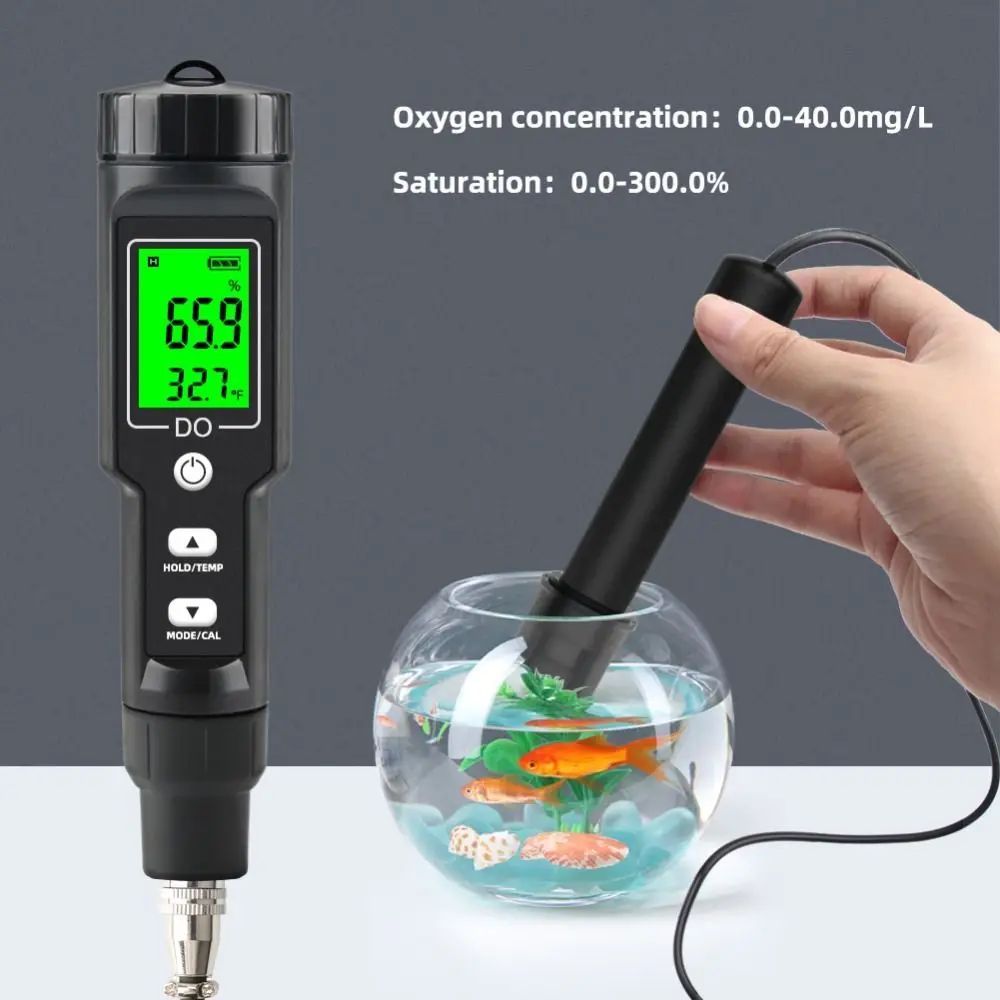 0-40mg/L Dissolved Oxygen Meter Digital Professional Oxygen Concentration Tester Sensitive probe Plastic Water Quality Analyzer
0-40mg/L Dissolved Oxygen Meter Digital Professional Oxygen Concentration Tester Sensitive probe Plastic Water Quality Analyzer
