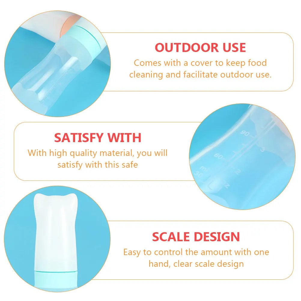 Силиконовая бутылочка-дозатор для детского питания 120 мл с ложкой, безопасная портативная чашка для кормления младенцев рисовой кашей
Силиконовая бутылочка-дозатор для детского питания 120 мл с ложкой, безопасная портативная чашка для кормления младенцев рисовой кашей