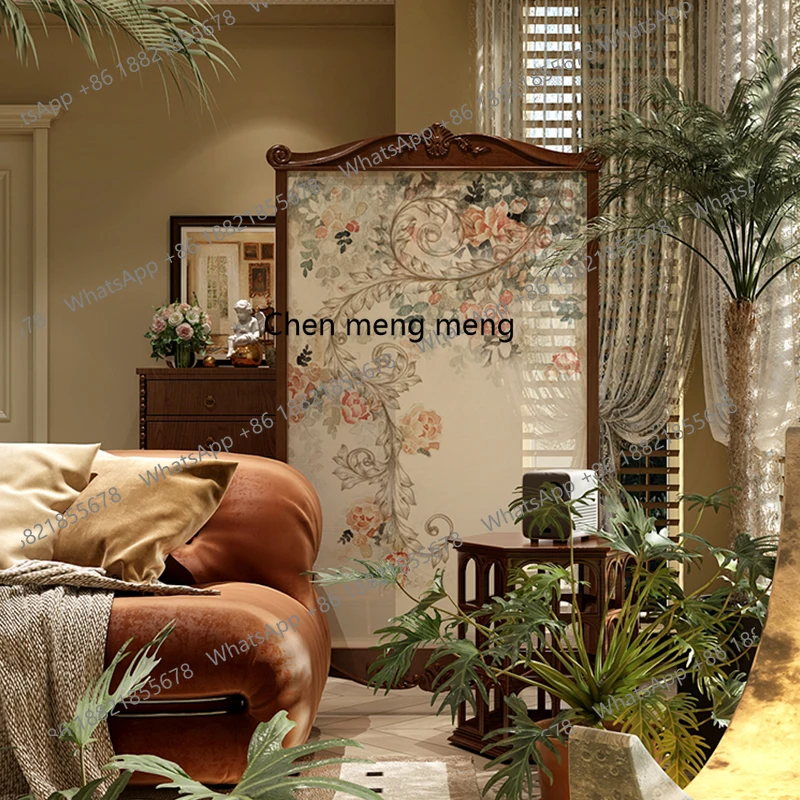 European solid wood screen partition living room hotel office blocking decorative carved porch seat screen
European solid wood screen partition living room hotel office blocking decorative carved porch seat screen