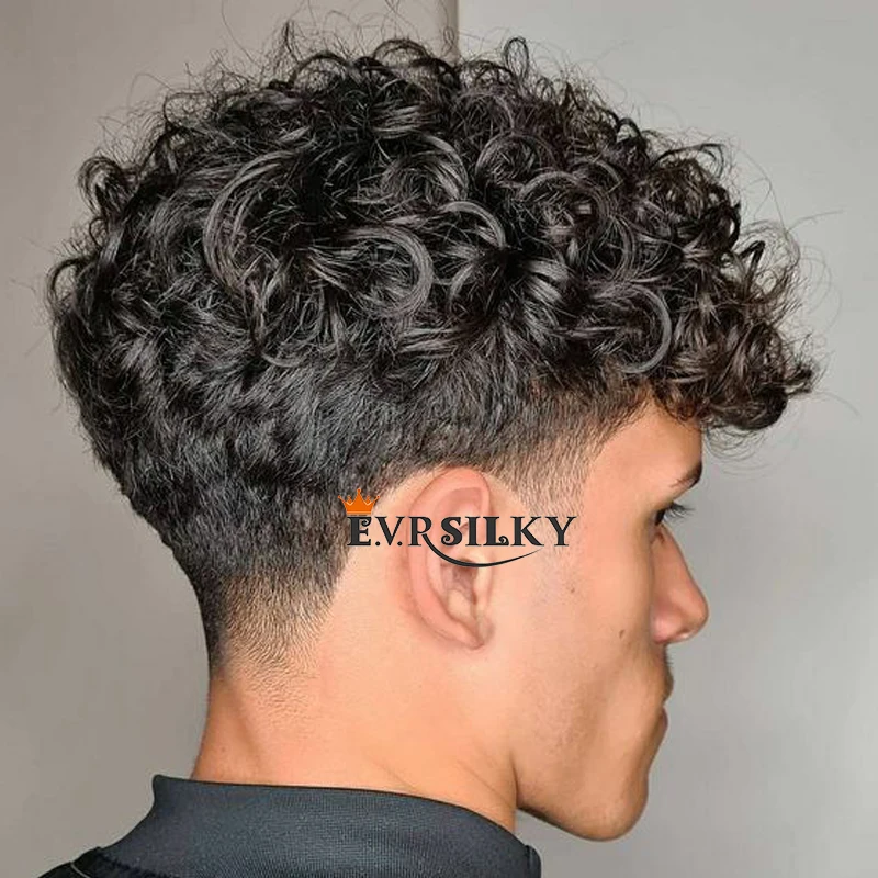 Men Toupee Natural Hairline 24mm Curly Durable Full PU Base Male Hair Pieces Wigs Replacement Human Hair Capillary Prosthesis
Men Toupee Natural Hairline 24mm Curly Durable Full PU Base Male Hair Pieces Wigs Replacement Human Hair Capillary Prosthesis