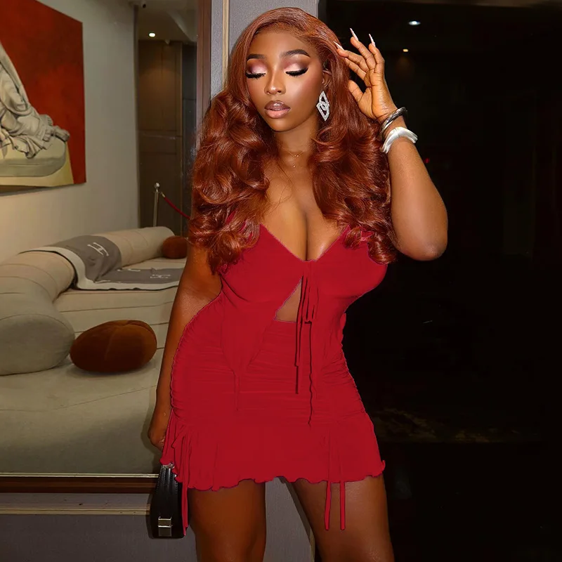 Solid Color Women's Summer Wrap-bust Office Lady Bodycon Skirt Set With Tie, Short And Sexy Two-piece Trendy Outfit
Solid Color Women's Summer Wrap-bust Office Lady Bodycon Skirt Set With Tie, Short And Sexy Two-piece Trendy Outfit