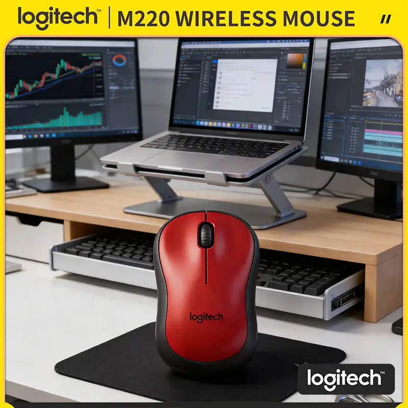 Беспроводная мышь Logitech M220 с бесшумными кнопками, оптическим сенсором 1000 DPI, 3 кнопками, для левшей и правшей, 18 месяцев автономной работы, для ноутбуков и настольных ПК
Беспроводная мышь Logitech M220 с бесшумными кнопками, оптическим сенсором 1000 DPI, 3 кнопками, для левшей и правшей, 18 месяцев автономной работы, для ноутбуков и настольных ПК