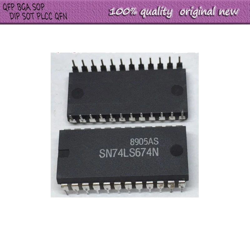 Новый 5 шт./лот SN74LS674N SN74674N 74LS674 DIP24
Новый 5 шт./лот SN74LS674N SN74674N 74LS674 DIP24