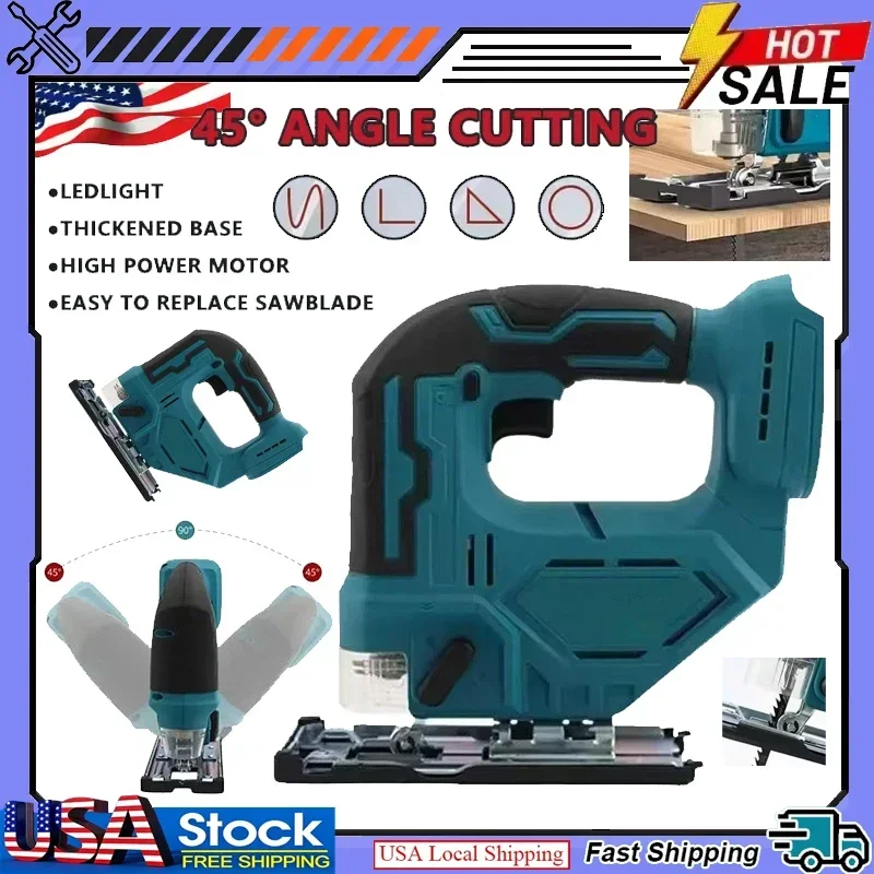 Fit Makita DJV182Z 340W Brushless Jigsaw Electric Jig With Saw Blade Cordless Barrel Handle Jigsaw Portable Carpenter Power Tool
Fit Makita DJV182Z 340W Brushless Jigsaw Electric Jig With Saw Blade Cordless Barrel Handle Jigsaw Portable Carpenter Power Tool
