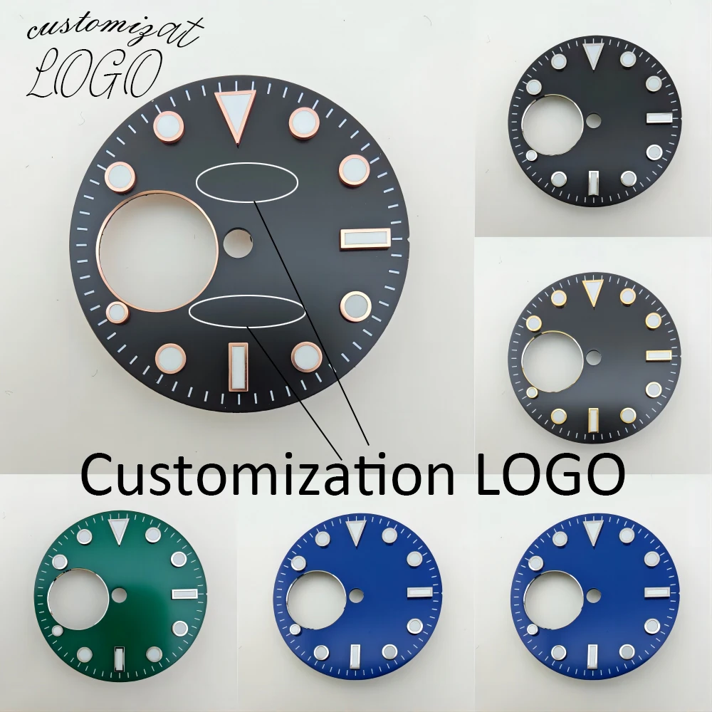 28.5mm Dial NH38 Dial Watch Dial Face for 3/3.8 o'clock Customizable Logo New Design NH38 Movement
28.5mm Dial NH38 Dial Watch Dial Face for 3/3.8 o'clock Customizable Logo New Design NH38 Movement