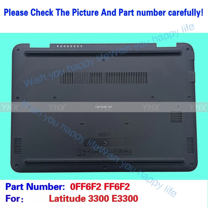 L... New 0FF6F2 For Dell Latitude 3300 E3300 Laptop Lower Bottom Base Case D Cover
L... New 0FF6F2 For Dell Latitude 3300 E3300 Laptop Lower Bottom Base Case D Cover