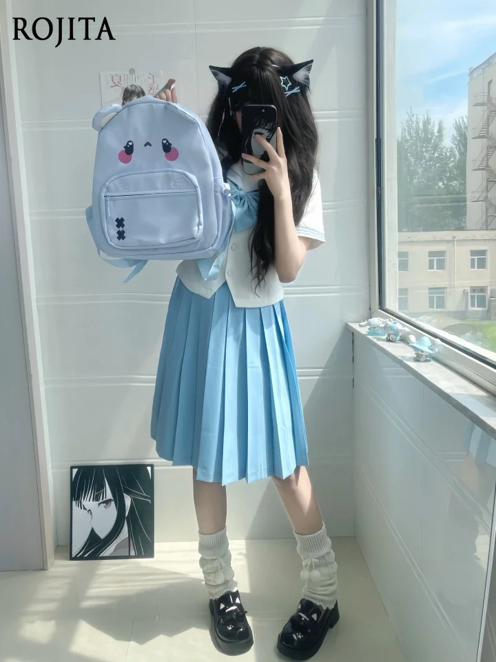 Cute Japanese Style Soft Girl Embroidered Watercolor Bear Female Student Daily Backpack School Bag Kawaii Backpack Women
Cute Japanese Style Soft Girl Embroidered Watercolor Bear Female Student Daily Backpack School Bag Kawaii Backpack Women