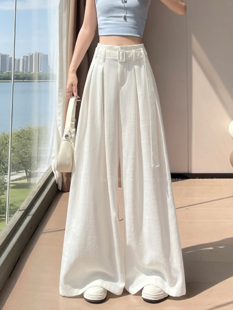 Ice Silk Linen Loose Pants Women's 2026 Summernew Arrivalhigh Waistloosecasualstraight-leg Cotton and Linen Yamamoto Skirt Pants
Ice Silk Linen Loose Pants Women's 2026 Summernew Arrivalhigh Waistloosecasualstraight-leg Cotton and Linen Yamamoto Skirt Pants