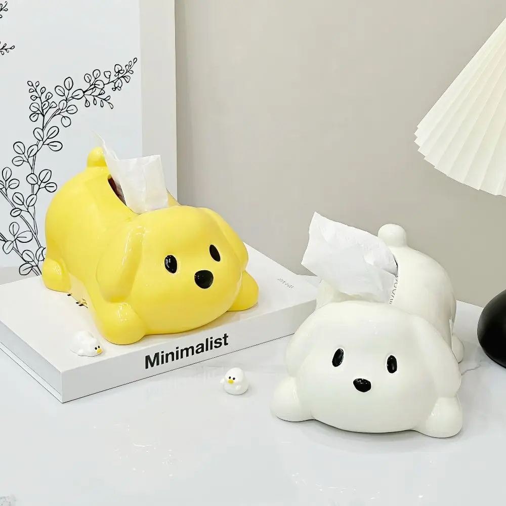 Desktop Decoration Ceramic Dog Tissue Box Cartoon Cute Animal Shape Napkin Holder Creative Exquisite Toilet Paper Box Bedroom
Desktop Decoration Ceramic Dog Tissue Box Cartoon Cute Animal Shape Napkin Holder Creative Exquisite Toilet Paper Box Bedroom