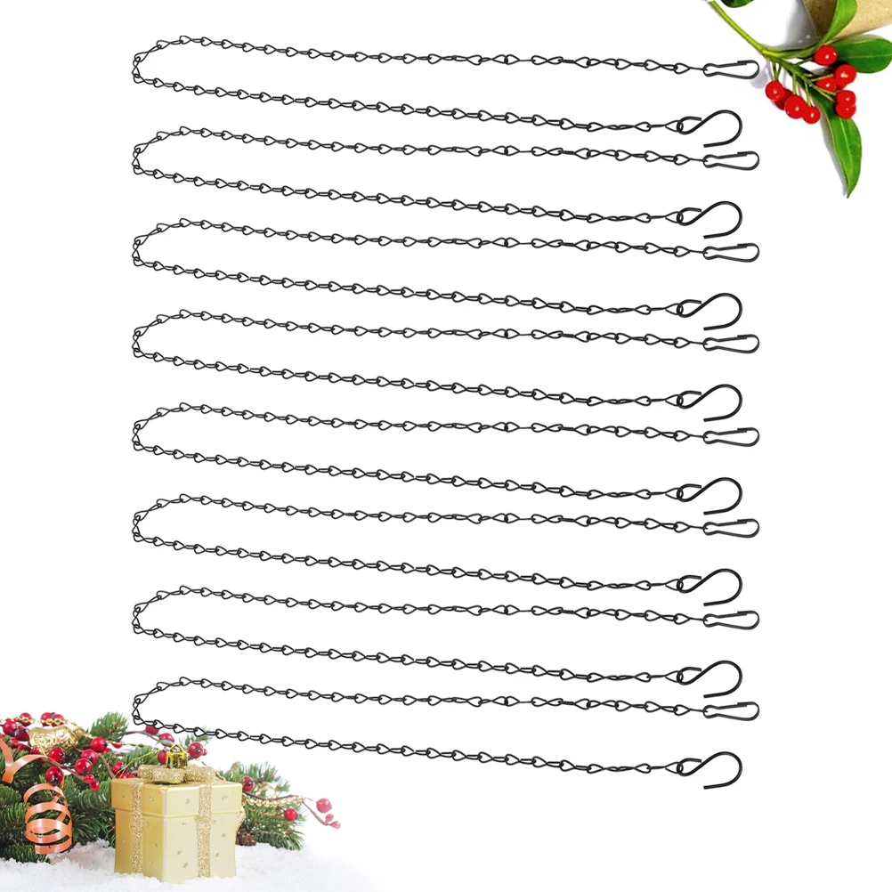 8PCS Flower Basket Hanging Chain for Planter Lantern Bird Feeder Durable Heavy Duty Adjustable Hook Suitable Hanging Accessories
8PCS Flower Basket Hanging Chain for Planter Lantern Bird Feeder Durable Heavy Duty Adjustable Hook Suitable Hanging Accessories