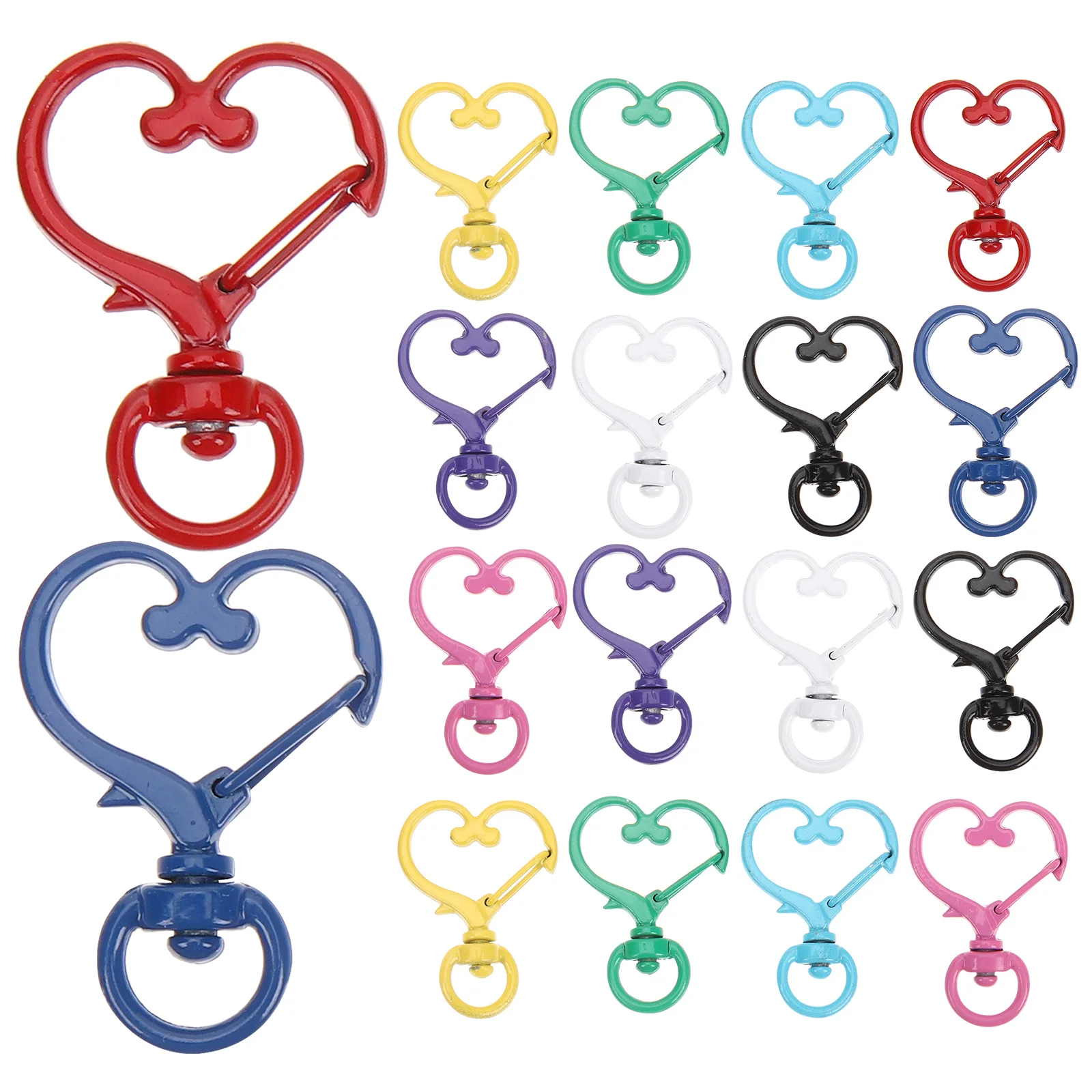 20Pcs Keychain Clip Heart Shape Metal Spring Snap DIY Keychain Buckle Accessories keychain spring snap
20Pcs Keychain Clip Heart Shape Metal Spring Snap DIY Keychain Buckle Accessories keychain spring snap