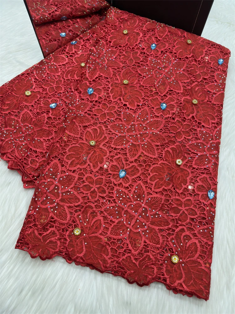 Pure Color Nigerian Organza Flower African Big Stones Mesh Lace 2026 Bride French Net Lace Fabric Sewing Embroidered Tulle Women
Pure Color Nigerian Organza Flower African Big Stones Mesh Lace 2026 Bride French Net Lace Fabric Sewing Embroidered Tulle Women