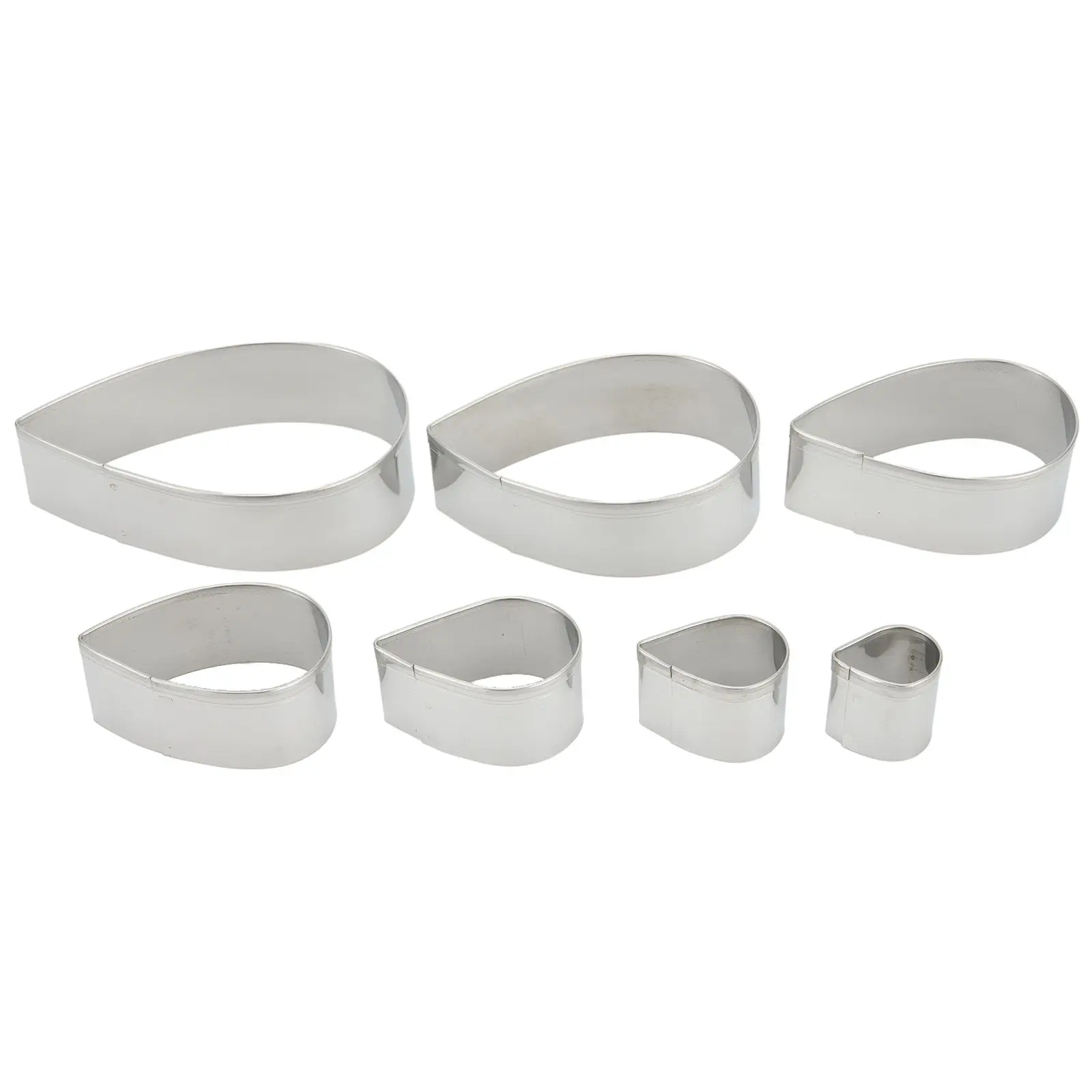 High Quality Rose Petal Cutter Cake Molds 7 Sizes Cookie Cutter Flower Decorating Stainless Steel Bakeware Accessories
High Quality Rose Petal Cutter Cake Molds 7 Sizes Cookie Cutter Flower Decorating Stainless Steel Bakeware Accessories