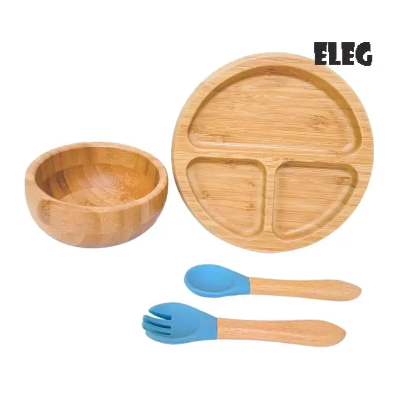 ELEG-Bamboo And Silicone Baby Weaning Kit, Suitable For Feeding Kits Over 6 Months, Non-Toxic And Easy To Clean.
ELEG-Bamboo And Silicone Baby Weaning Kit, Suitable For Feeding Kits Over 6 Months, Non-Toxic And Easy To Clean.