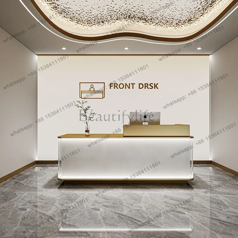 LJY Display Stands Reception Desks Sales Welcome Counter Checkout Reception Desks Modern Elegant Scrivania Industrial Furniture
LJY Display Stands Reception Desks Sales Welcome Counter Checkout Reception Desks Modern Elegant Scrivania Industrial Furniture