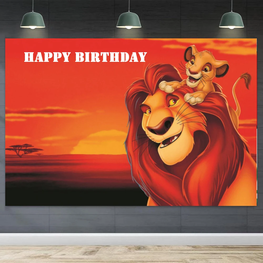 Photography Backdrop Jungle Safari Lion King Simba Poster For Kids Baby Shower Boy Birthday Party Background Can Be Customize
Photography Backdrop Jungle Safari Lion King Simba Poster For Kids Baby Shower Boy Birthday Party Background Can Be Customize