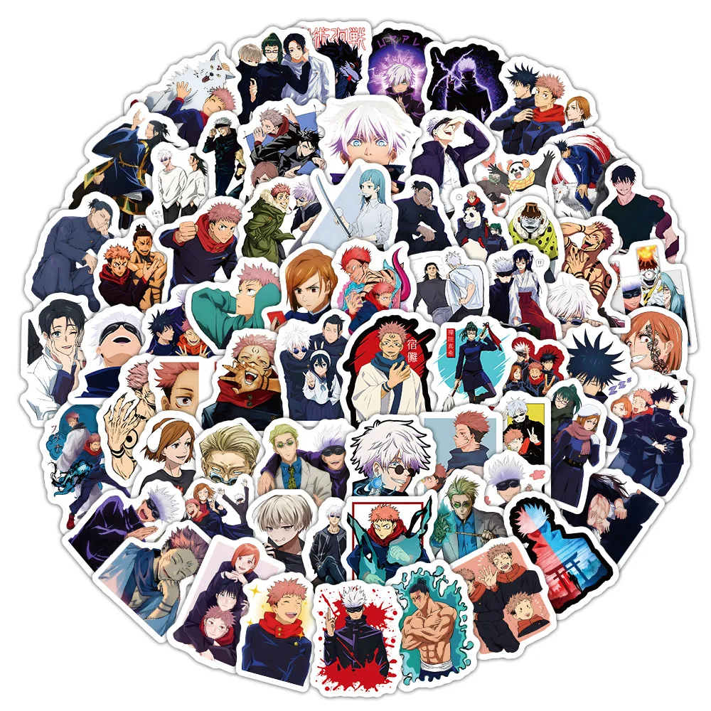100Pcs Jujutsu Kaisen Stickers Cartoon Manga Graffiti Stickers Sealing Stickers Guitar Scooter Waterproof Stickers
100Pcs Jujutsu Kaisen Stickers Cartoon Manga Graffiti Stickers Sealing Stickers Guitar Scooter Waterproof Stickers
