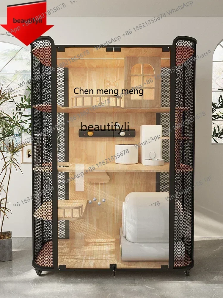 new Luxury Large Cat Villa Transparent Three-Layer Panoramic Home Indoor Cat Cage Cabinet House Villa ss 8617
new Luxury Large Cat Villa Transparent Three-Layer Panoramic Home Indoor Cat Cage Cabinet House Villa ss 8617