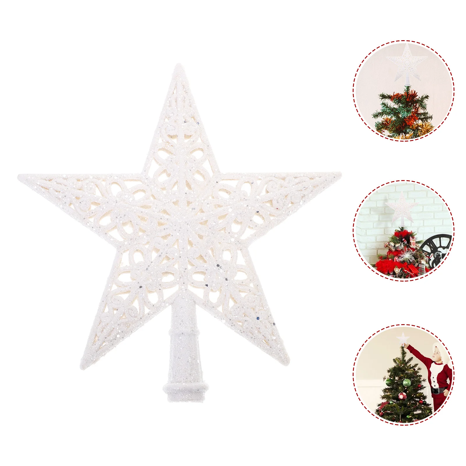 Xmas Tree Topper Star Ornament Compact Size Easy to Use Christmas Tree Decor for Charming Holiday Ambiance Christmas Star Topper
Xmas Tree Topper Star Ornament Compact Size Easy to Use Christmas Tree Decor for Charming Holiday Ambiance Christmas Star Topper