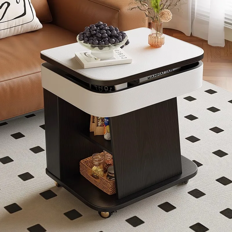 LTT Italian light luxury mobile small coffee table can be lifted and lowered, rotating side table, living room storage locker
LTT Italian light luxury mobile small coffee table can be lifted and lowered, rotating side table, living room storage locker