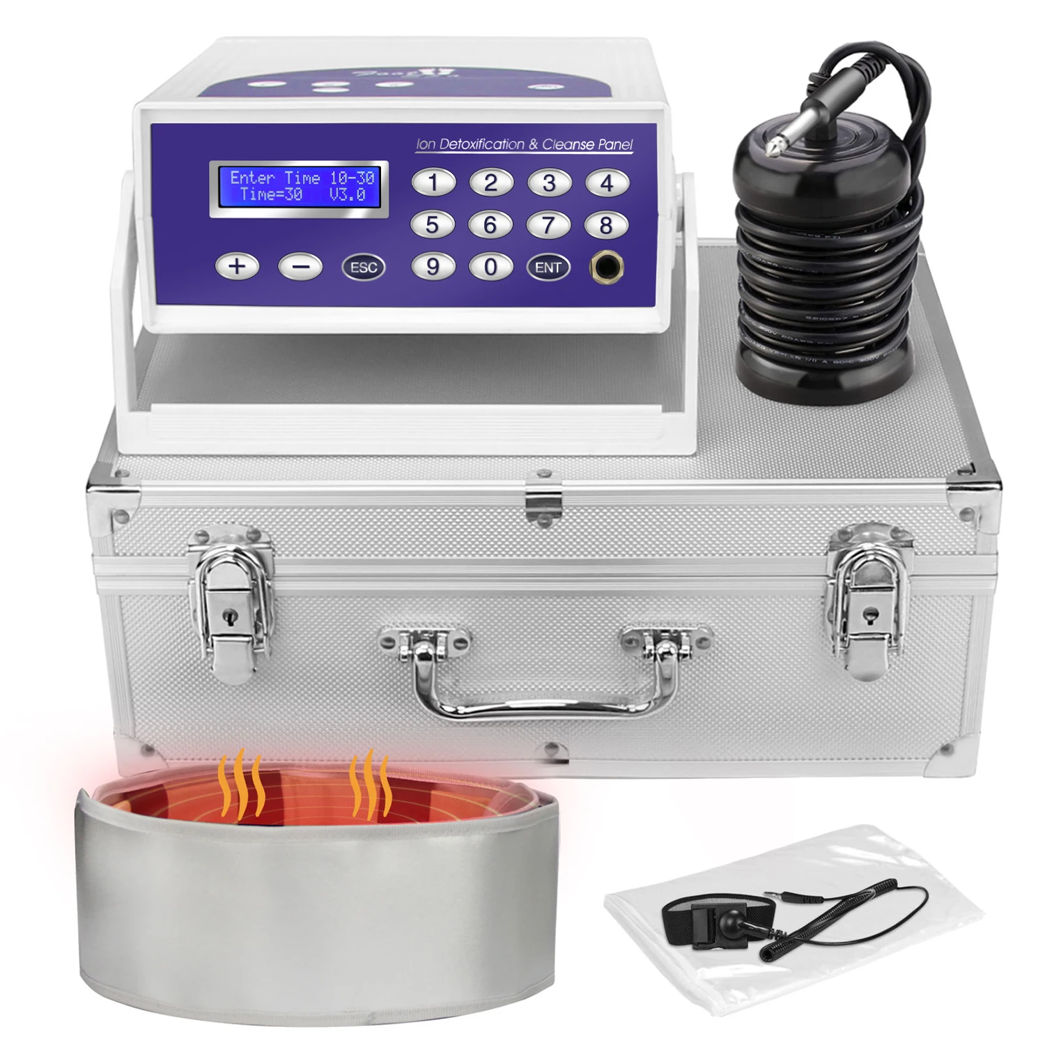 Ionic Foot Spa Detox Machine 2 in 1 Foot Bath Machine Ion Cleanse Spa Detoxification Machine for Home Beauty Salon USE
Ionic Foot Spa Detox Machine 2 in 1 Foot Bath Machine Ion Cleanse Spa Detoxification Machine for Home Beauty Salon USE