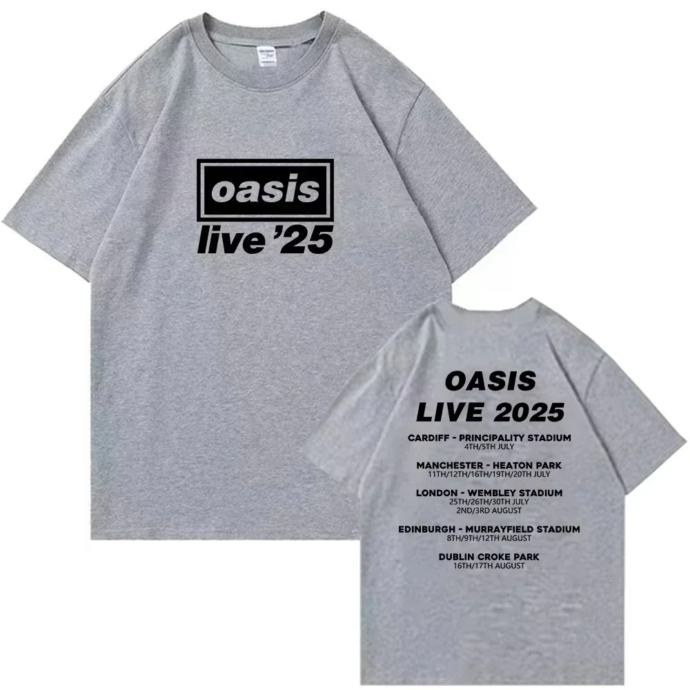 OASIS Live 25 Tour 2025 Commemorative T-Shirt O-Neck Short Sleeve for Fans Perfect Gift for Music Lovers Men's Women's Casual
OASIS Live 25 Tour 2025 Commemorative T-Shirt O-Neck Short Sleeve for Fans Perfect Gift for Music Lovers Men's Women's Casual