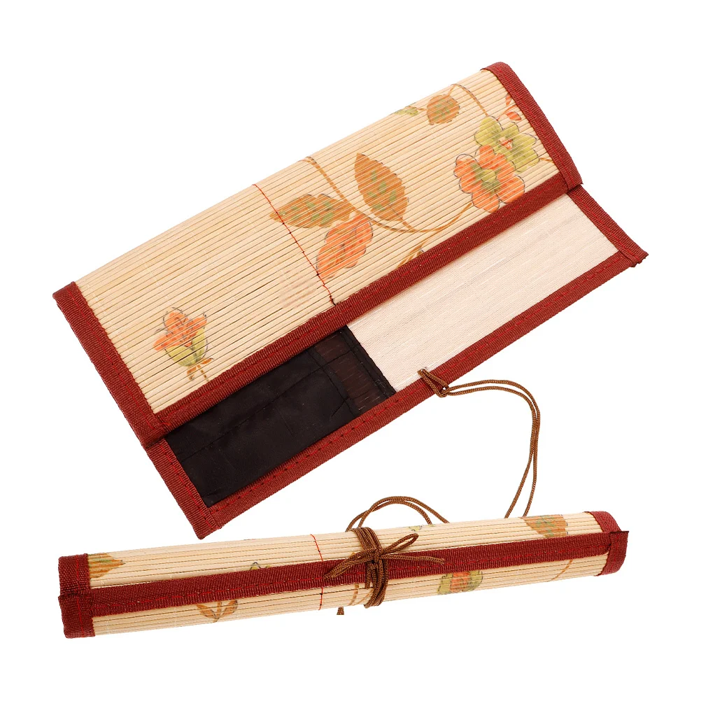 2Pcs Calligraphy Brush Storage Roll - Vintage Bamboo Paint Brush Holder, -Up Case for Artists At Home Or on-The-Go
2Pcs Calligraphy Brush Storage Roll - Vintage Bamboo Paint Brush Holder, -Up Case for Artists At Home Or on-The-Go