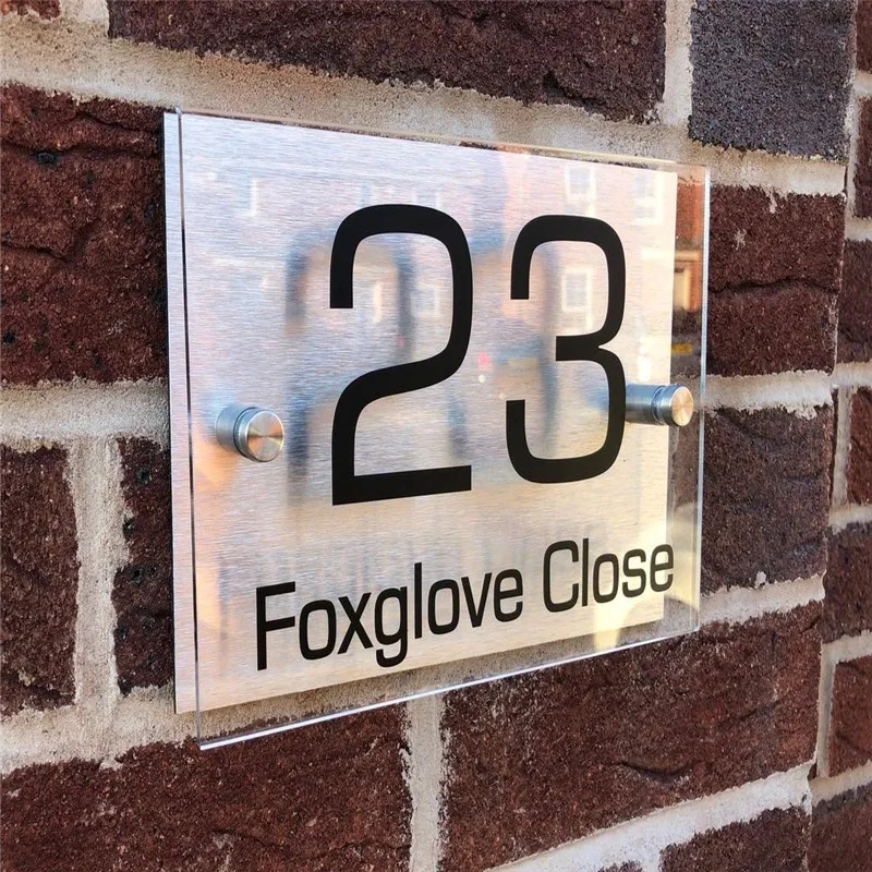 Transparent Acrylic Plaques Cutomized House Sign Door Number Plates With Aluminum Composite Plastic Panel Door Number Plate
Transparent Acrylic Plaques Cutomized House Sign Door Number Plates With Aluminum Composite Plastic Panel Door Number Plate