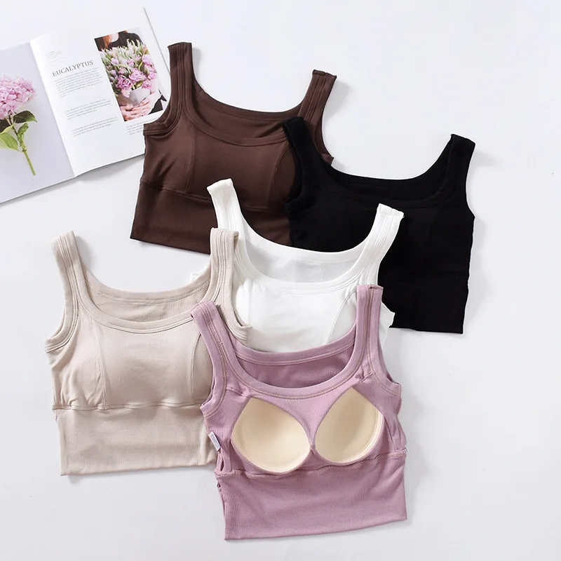 Vest Women's Chest Pad Primer Top Slim High Waist Inner Bra Free Underwear One Piece Sleepwear Pajamas Modal Nightwear Shirt
Vest Women's Chest Pad Primer Top Slim High Waist Inner Bra Free Underwear One Piece Sleepwear Pajamas Modal Nightwear Shirt