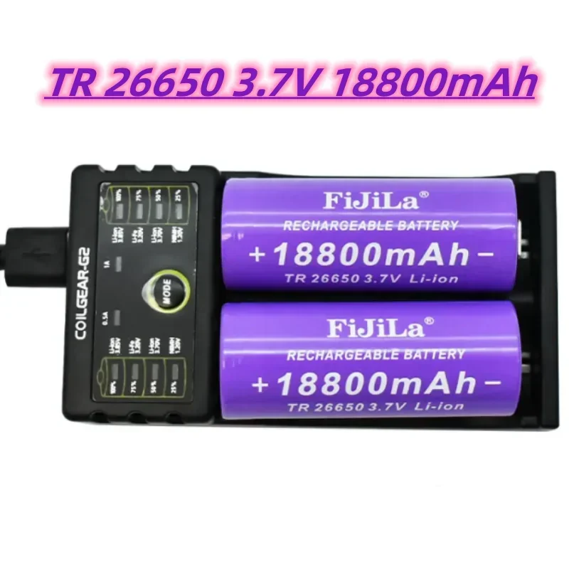 100% New 26650 3.7V 18800mAh Li-ion Rechargeable Battery For LED Flashlight Torch accumulator Battery
100% New 26650 3.7V 18800mAh Li-ion Rechargeable Battery For LED Flashlight Torch accumulator Battery