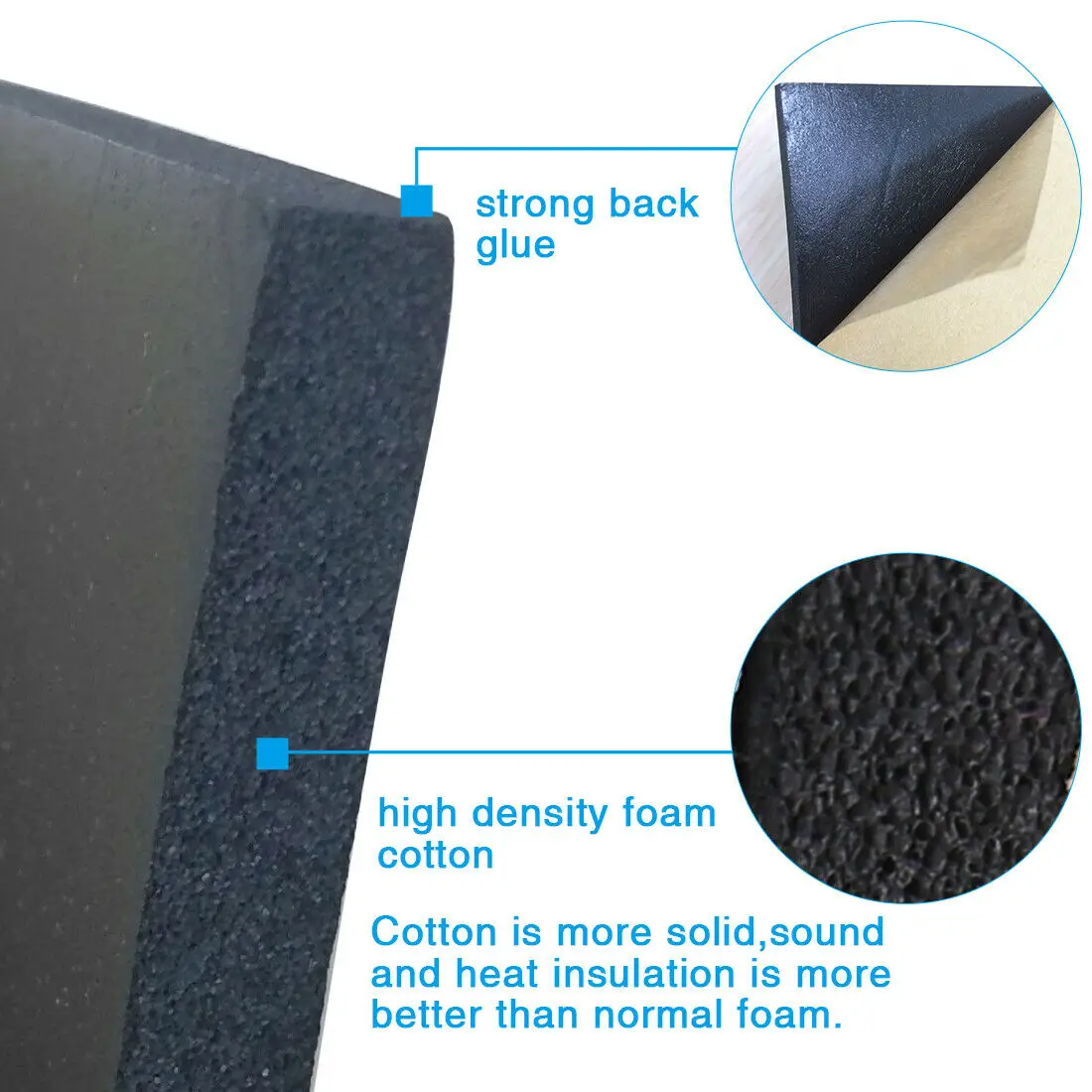 50x80cm Deadening Stereo 5mm Thermal Block Audio Cell Closed Floors Heat Interior Noise Pad Shield Sound Proof
50x80cm Deadening Stereo 5mm Thermal Block Audio Cell Closed Floors Heat Interior Noise Pad Shield Sound Proof