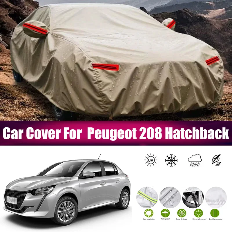 Full Car Cover Increase defense Anti-UV Outdoor Indoor Sun Shade Rain Snow Dust Resistant Cover For Peugeot 208 Hatchback
Full Car Cover Increase defense Anti-UV Outdoor Indoor Sun Shade Rain Snow Dust Resistant Cover For Peugeot 208 Hatchback